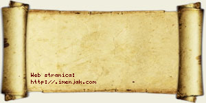 Hana Toskić vizit kartica